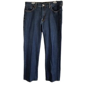 LUCKY BRAND Jeans 361 Vintage‎ Straight Dark Stretch Denim Mens 36x31